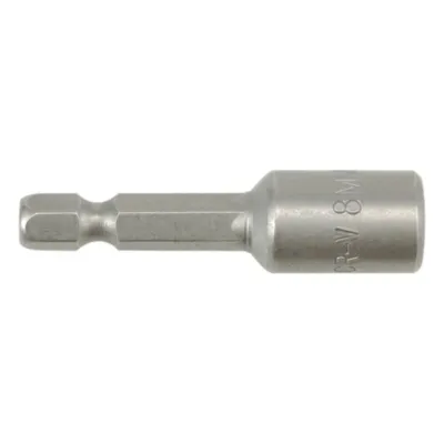Насадка торцева магнітна 6-гранна YATO : HEX M8 x 48 мм, HEX Ø= 1/4" [Блістер][100/200]