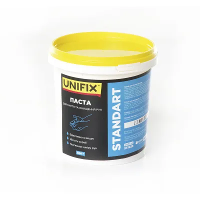 Паста для очищення рук Standart 0.5 кг UNIFIX
