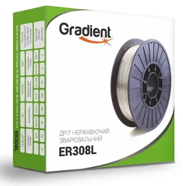 Дріт нержавіючий GRADIENT ER308L 1,0мм/5,0кг