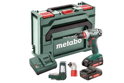 Акумуляторний дриль-шуруповерт Metabo BS 18 Quick Set metaBOX 145