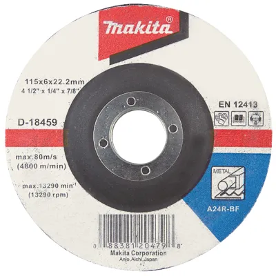 Шліфувальний диск по металу MAKITA 180х6 24R