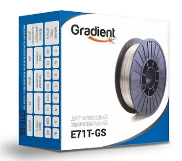 Дріт флюсовий Е71Т-GS GRADIENT 0,8мм/1,0кг