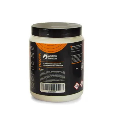 Травильна паста RC INOX D GEL SUPER PLUS LV в пластиковій банці по 1кг