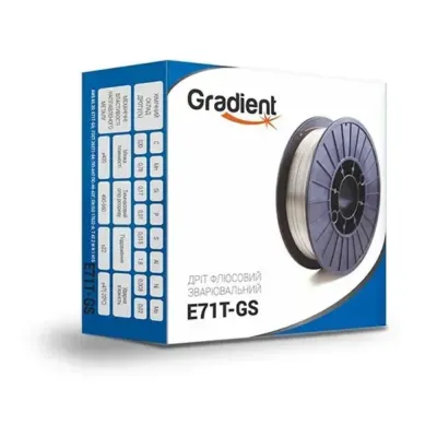 Дріт флюсовий Е71Т-GS GRADIENT 1,0мм/1,0кг