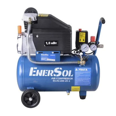 Компресор повітряний поршневий ENERSOL 200 л/хв, 1.8 кВт, 8 бар