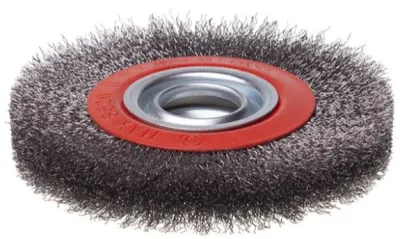 Щітка кільцева Intertool 150х32мм, гофрований дріт