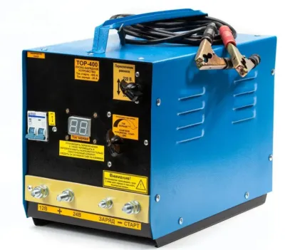 Пускозарядний пристрій ТОР 400 ПЗУ 220В, 12/24В
