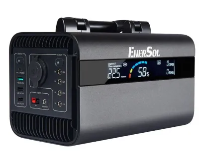 Портативний зарядний пристрій Enersol 600Вт. 577.2 Вт/г 156 Аг, вага 6,8 кг
