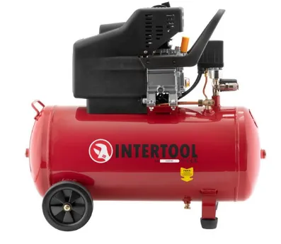 Компресор INTERTOOL 50 л,1,5 кВт, 206 л/хв.